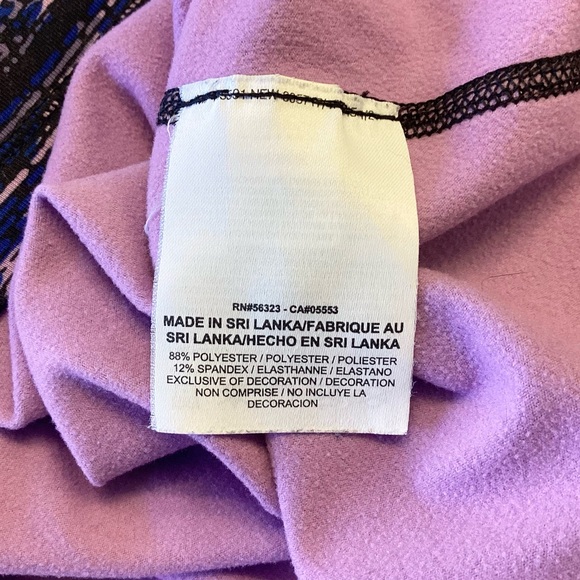 Nike Pro Dri-Fit 1/2 Zip Training Pullover - Purple/Blue - M - Picture 6 of 6